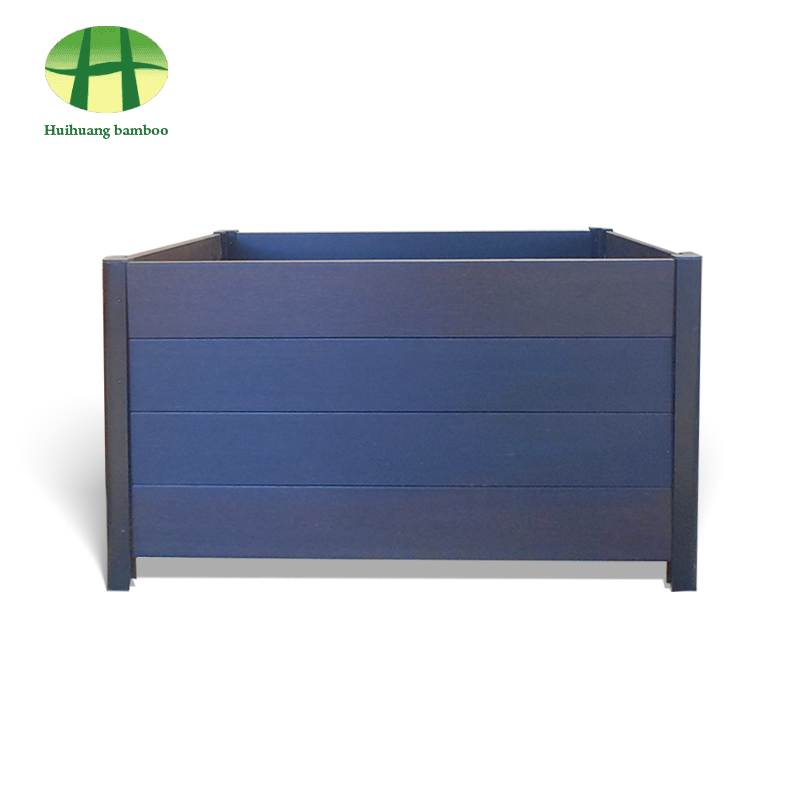 Jardinera din bambus rezistenta la intemperii in exterior. Cutie de jardiniera din lemn compozit Jardinera din bambus rezistenta la intemperii in exterior. Cutie de jardiniera din lemn compozit