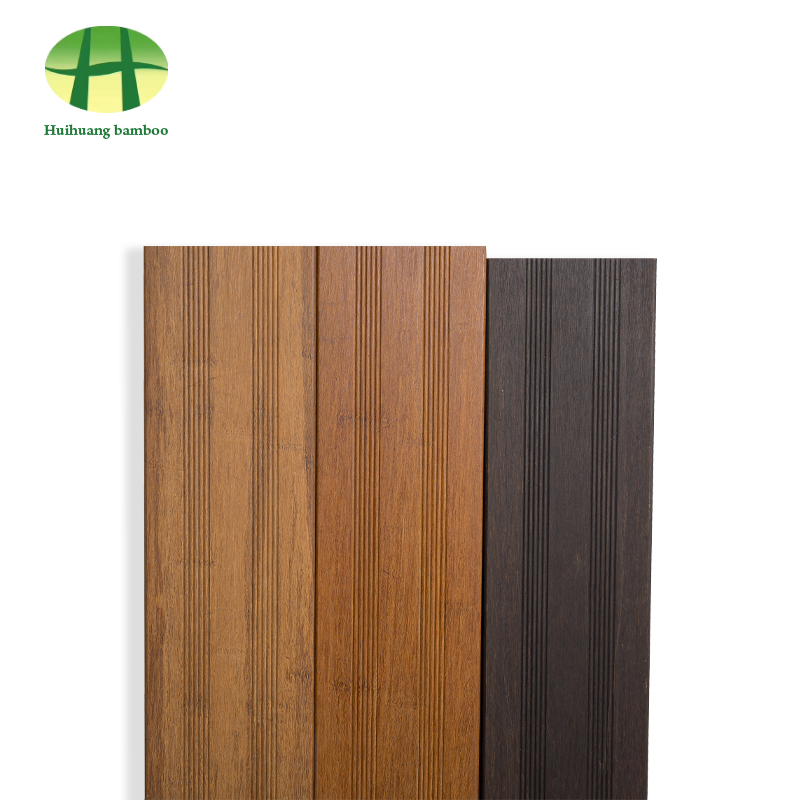 Pardoseală din bambus cu dungi duble